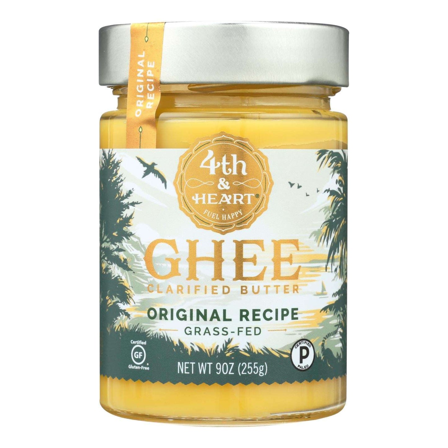 4th & Heart Original Ghee Butter, Rich & Flavorful, (Pack of 6 - 9 Oz.)