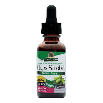 Nature's Answer Hops Strobile Liquid Extract, 1 Fl Oz