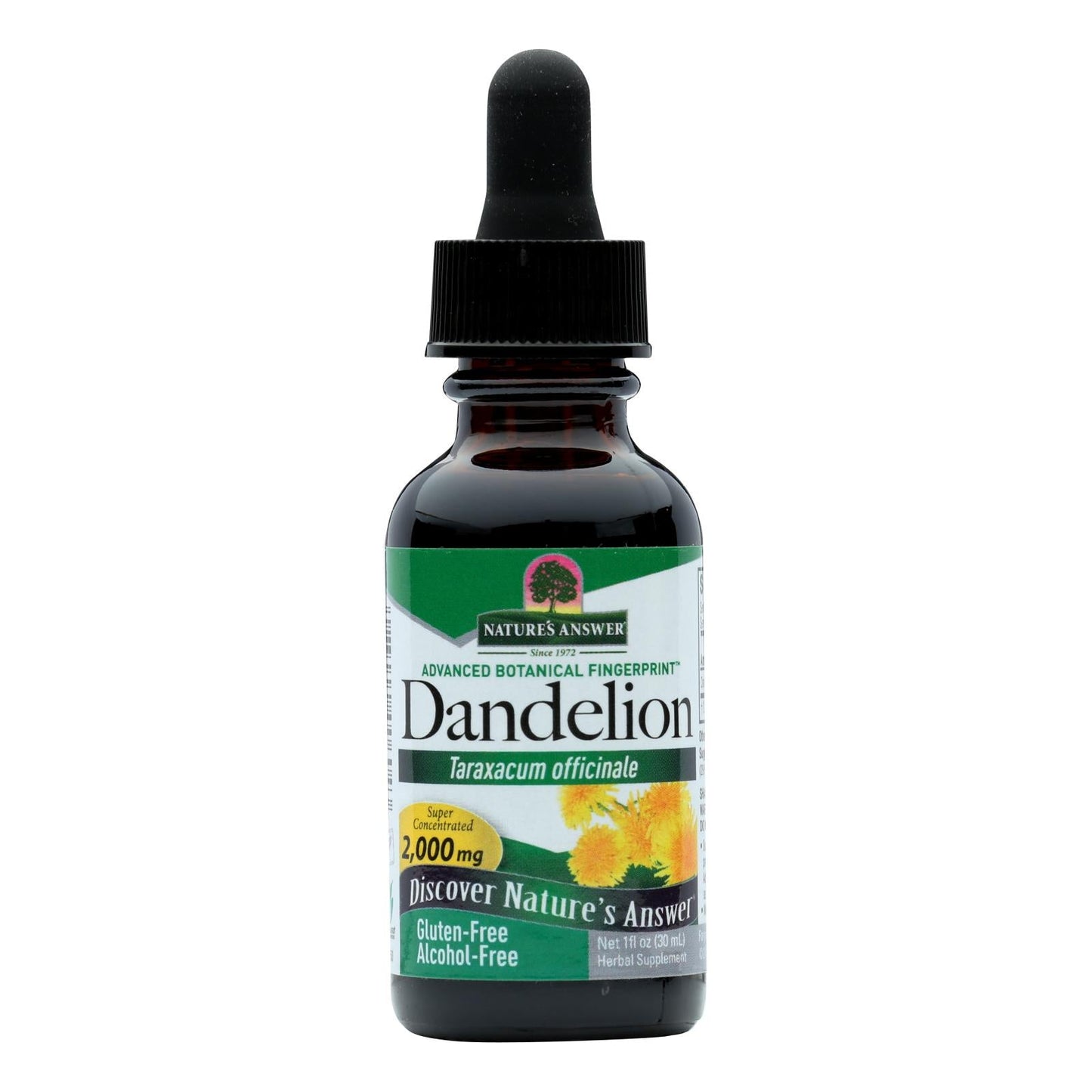 Nature's Answer Dandelion Root Extract (Alcohol-Free) - 2,000mg