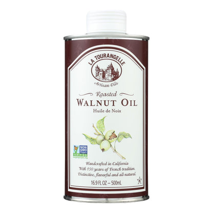 La Tourangelle Roasted Walnut Oil: Rich Nutty Flavor in Every 500ml Bottle (Pack of 6)