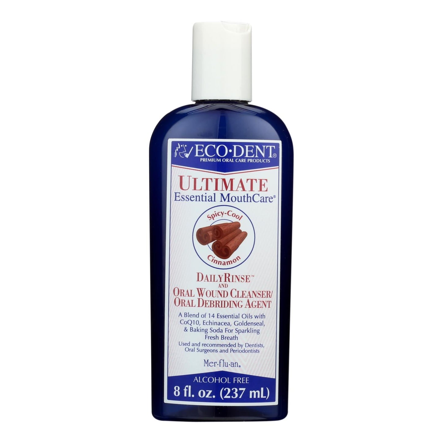 Eco-Dent Dailyrinse Mouth Rinse - Cinnamon Blast - 8 Fl. Oz.