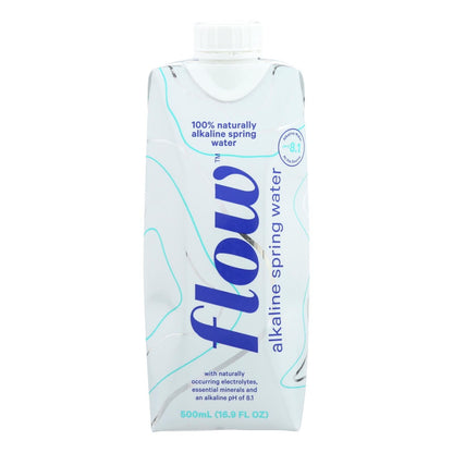 Flow Spring Water - Refreshing Alkaline Case Of 12 - 500 Ml Bottles