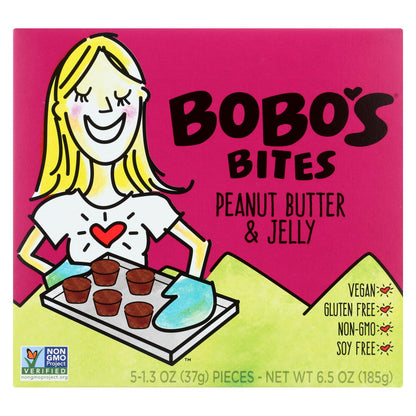 Bobo's Gluten-Free Peanut Butter and Jelly Oat Bars (Pack of 6 - 1.3 Oz.)