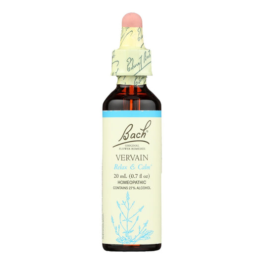 Bach Flower Remedies Vervain Essence - 0.7 Fl Oz