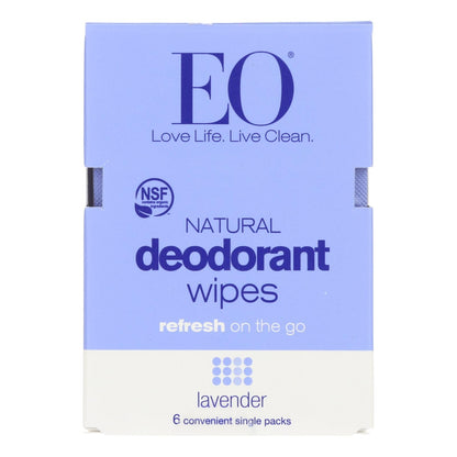 Eo Deodorant Wipes (6-count Pack of 12) Lavender