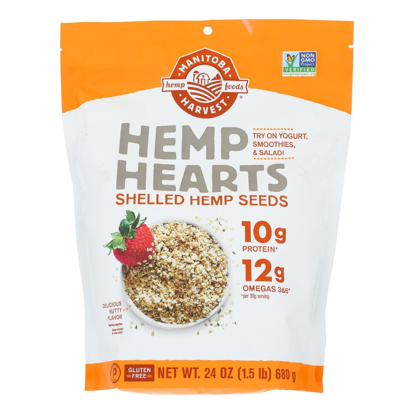 Manitoba Harvest Raw Hemp Heart, 24 oz