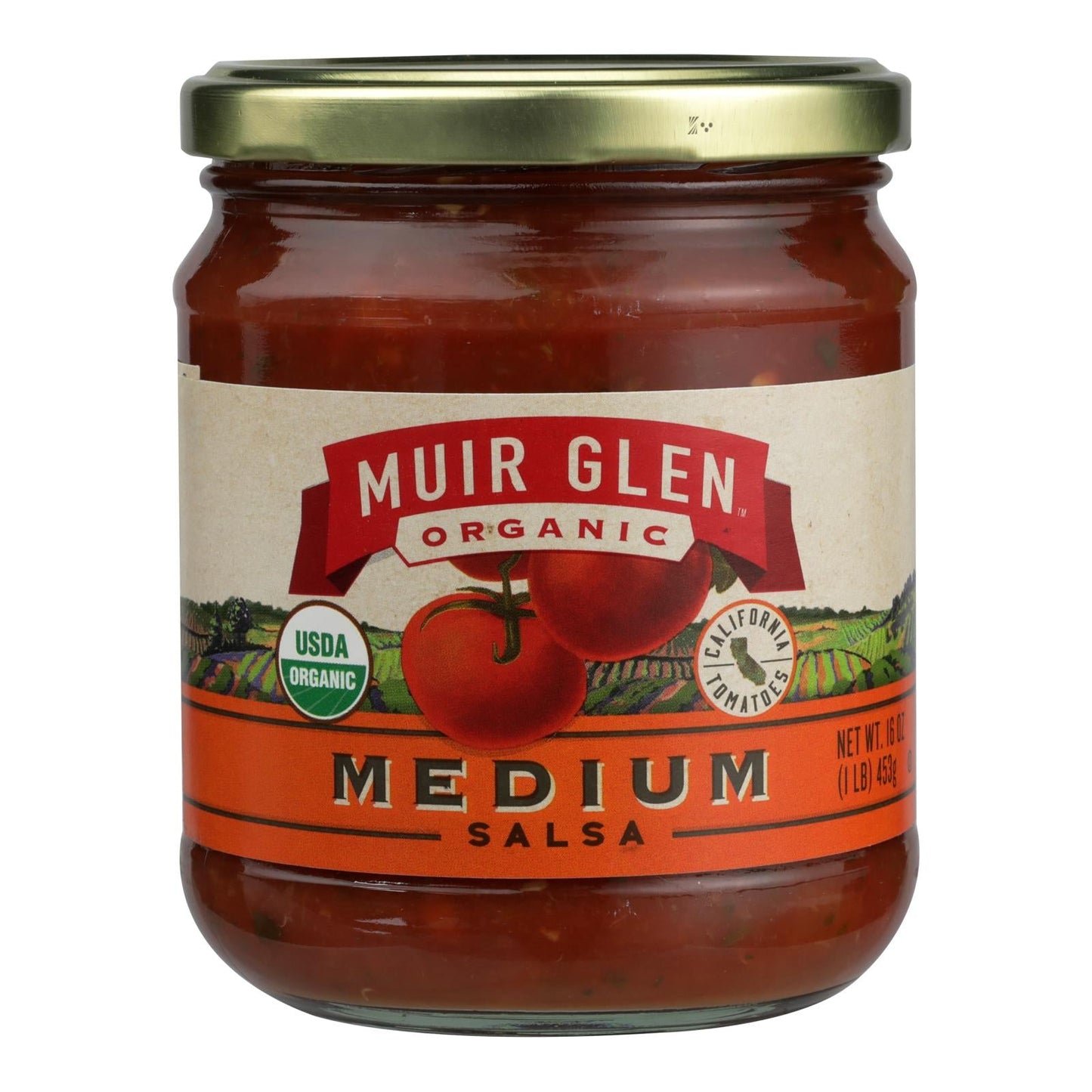 Muir Glen Organic Medium Salsa, 16 Oz (Pack of 12)