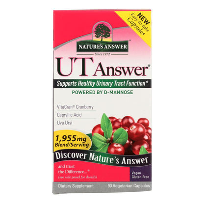 Nature's Answer UT Dietary Supplement, 90 Vegetarian Capsules