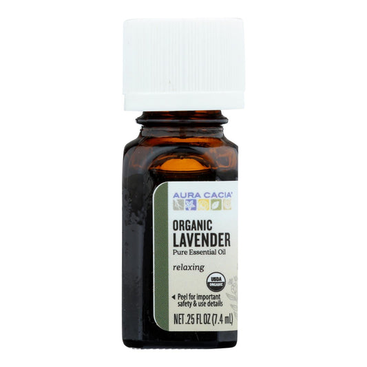 Aura Cacia Organic Lavender Essential Oil .25 Oz.