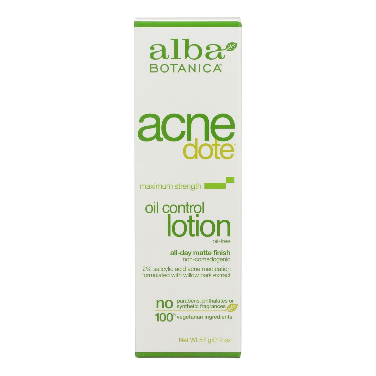 Alba Botanica Natural Acnedote Salicylic Acid Oil Control Lotion (2 Fl Oz)