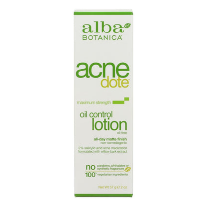 Alba Botanica Natural Acnedote Salicylic Acid Oil Control Lotion (2 Fl Oz)