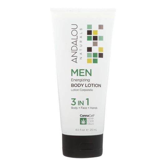 Andalou Naturals Men's Energizing Body Lotion - 8.5 Fl Oz