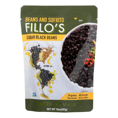 Fillo's Cuban Black Beans | Pack of 6 - 10 Oz. Each