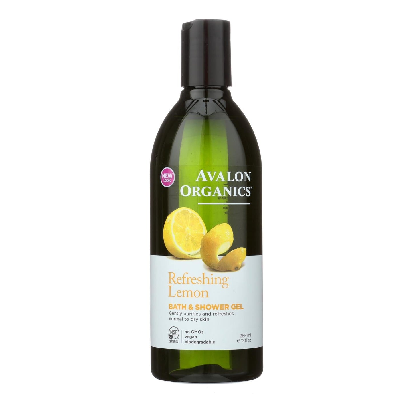 Avalon Organics Lemon Revitalizing Bath and Shower Gel (12 Fl Oz)