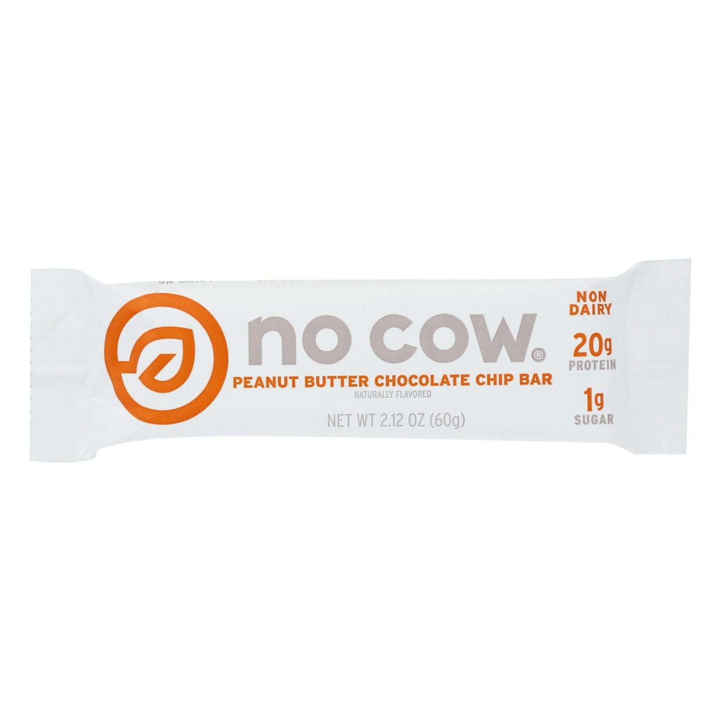 No Cow Plant-Based Protein Bars, Case of 12, 2.12 Oz Each