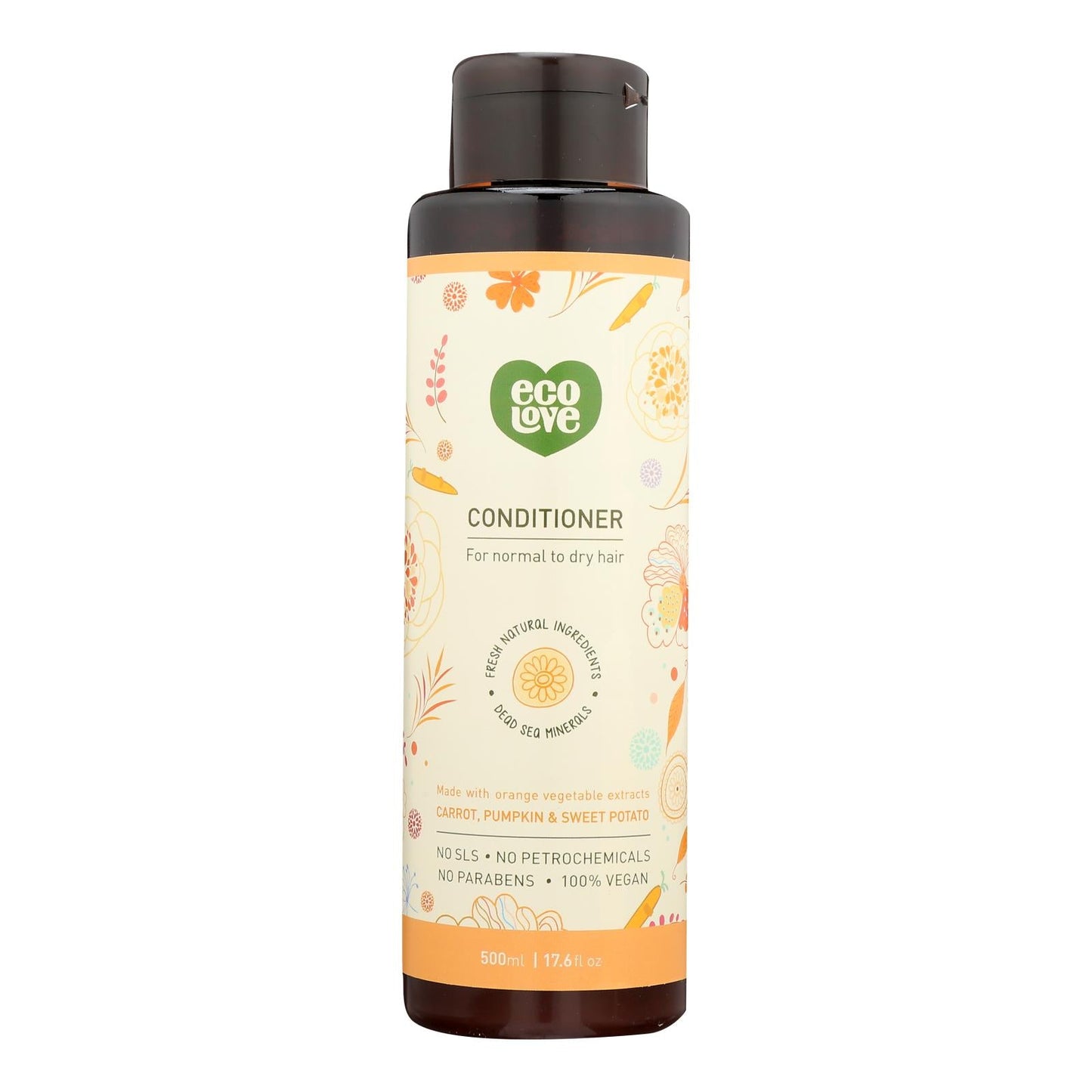 Ecolove Orange Conditioner for Normal & Dry Hair (17.6 Fl Oz)
