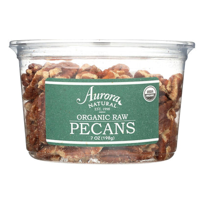 Organic Raw Pecans by Aurora Natural Products - 7 oz. (Pack of 12)