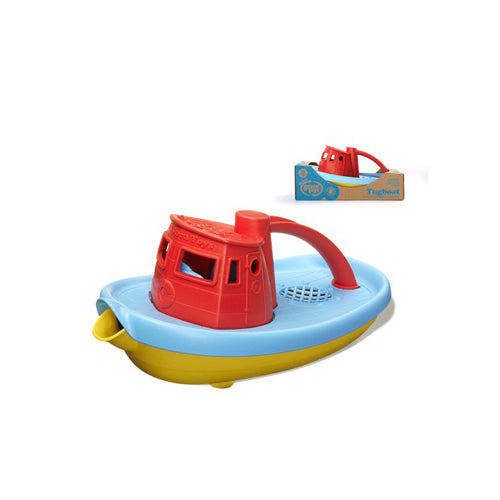 Green Toys  Tugboat - Red