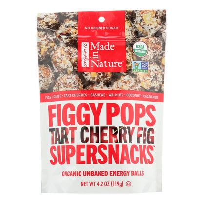 Made In Nature Figgy Pops: Tart Cherry Figs, 4.2 Oz. (Pack of 6)