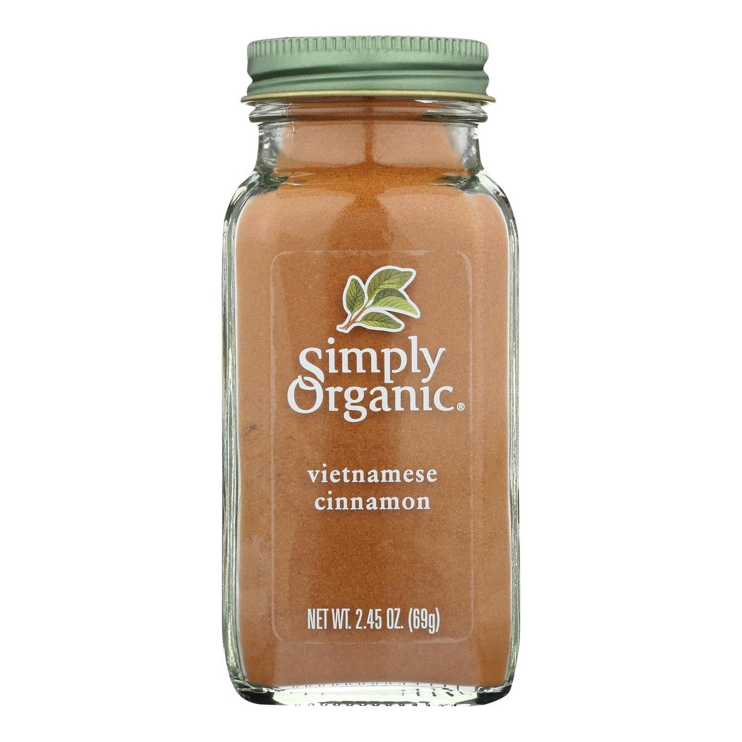Simply Organic Ground Ceylon Cinnamon, 2.45 Oz., 6-Pack