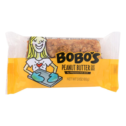 Bobo's All Natural Peanut Butter Oat Bars, 3 oz, Case of 12