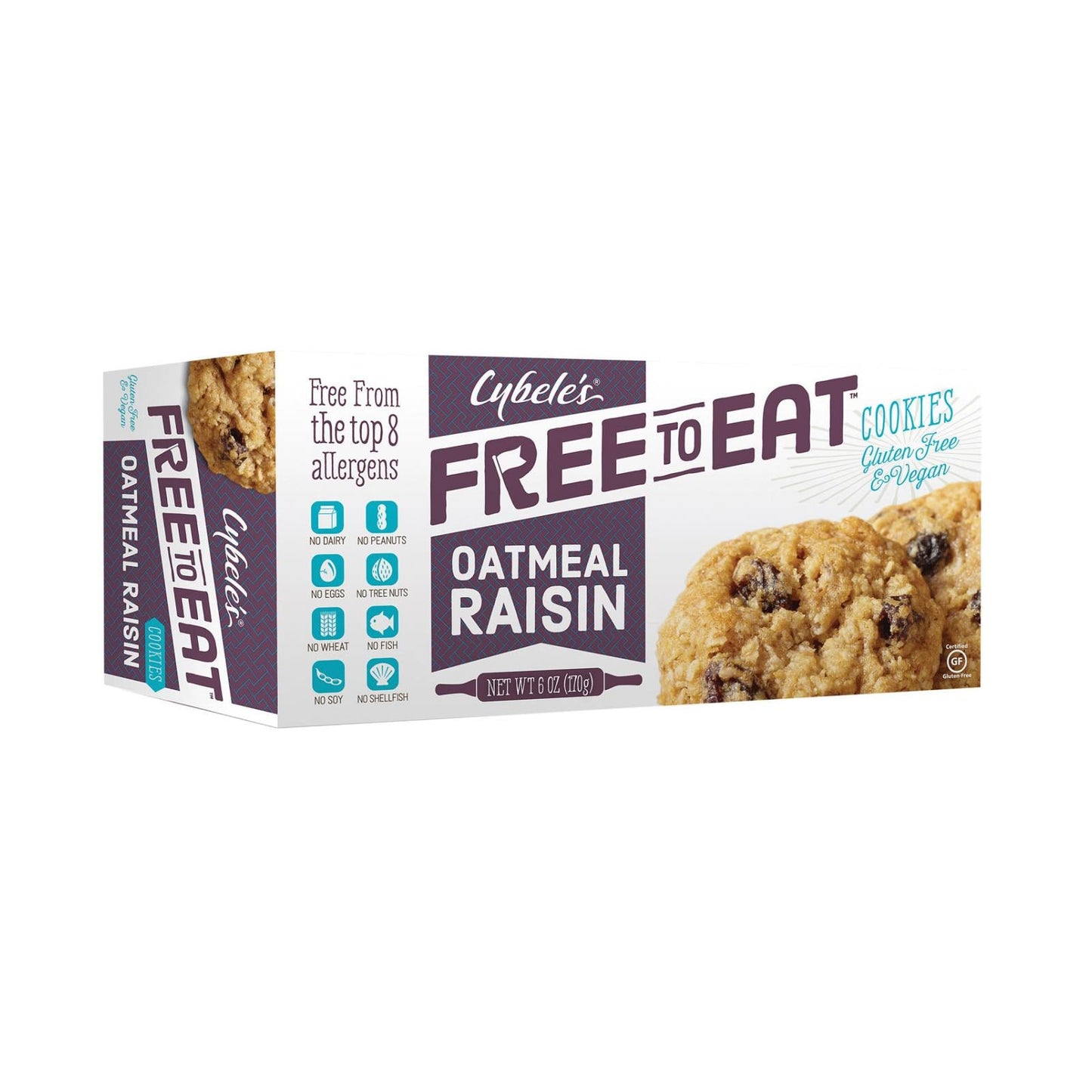 Cybel's Low-Fat Oatmeal Raisin Cookies Variety Pack, 6 - 6 Oz. Packs
