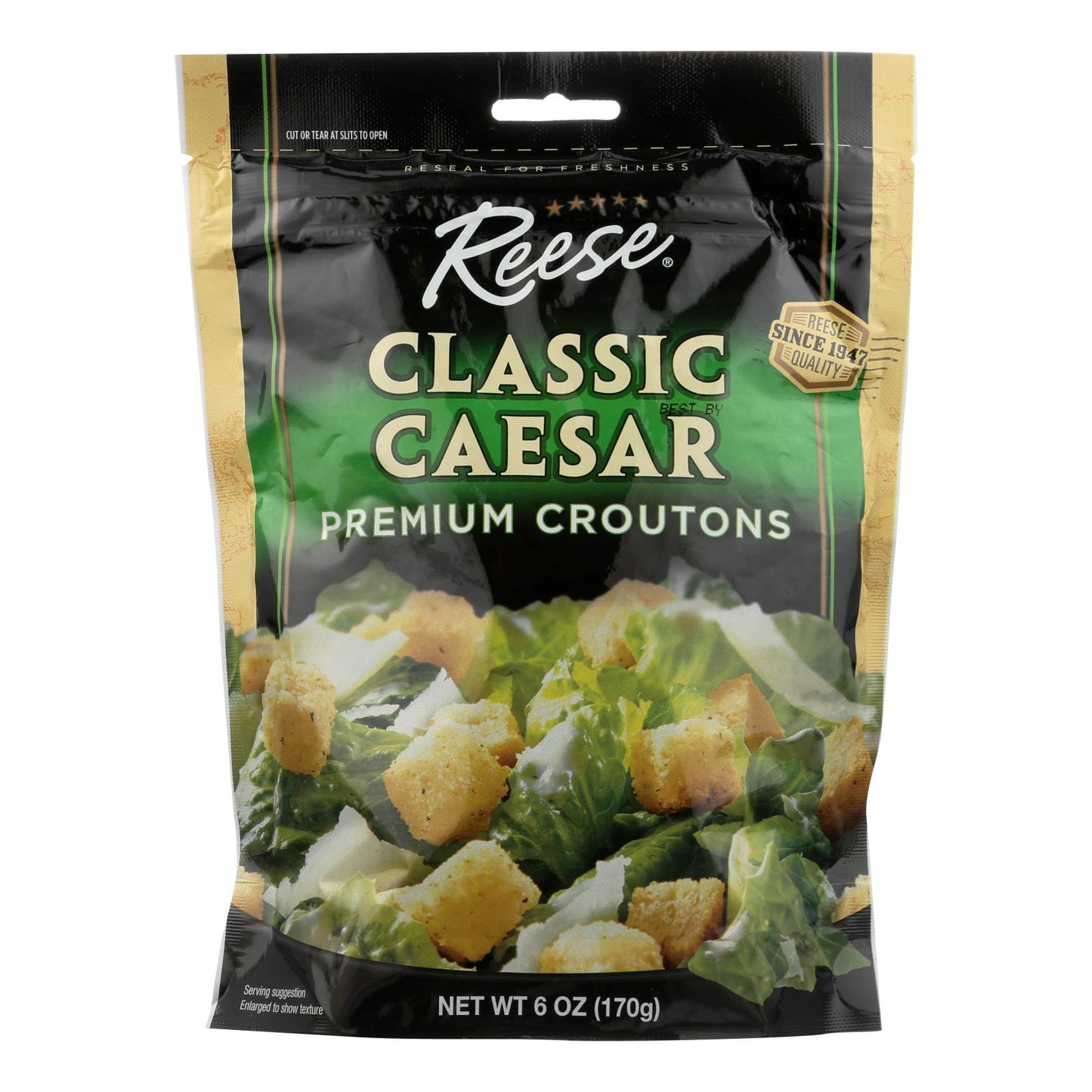 Reese's Croutons Caesar Salad Mix, 6 Oz Pack (12 Pack)