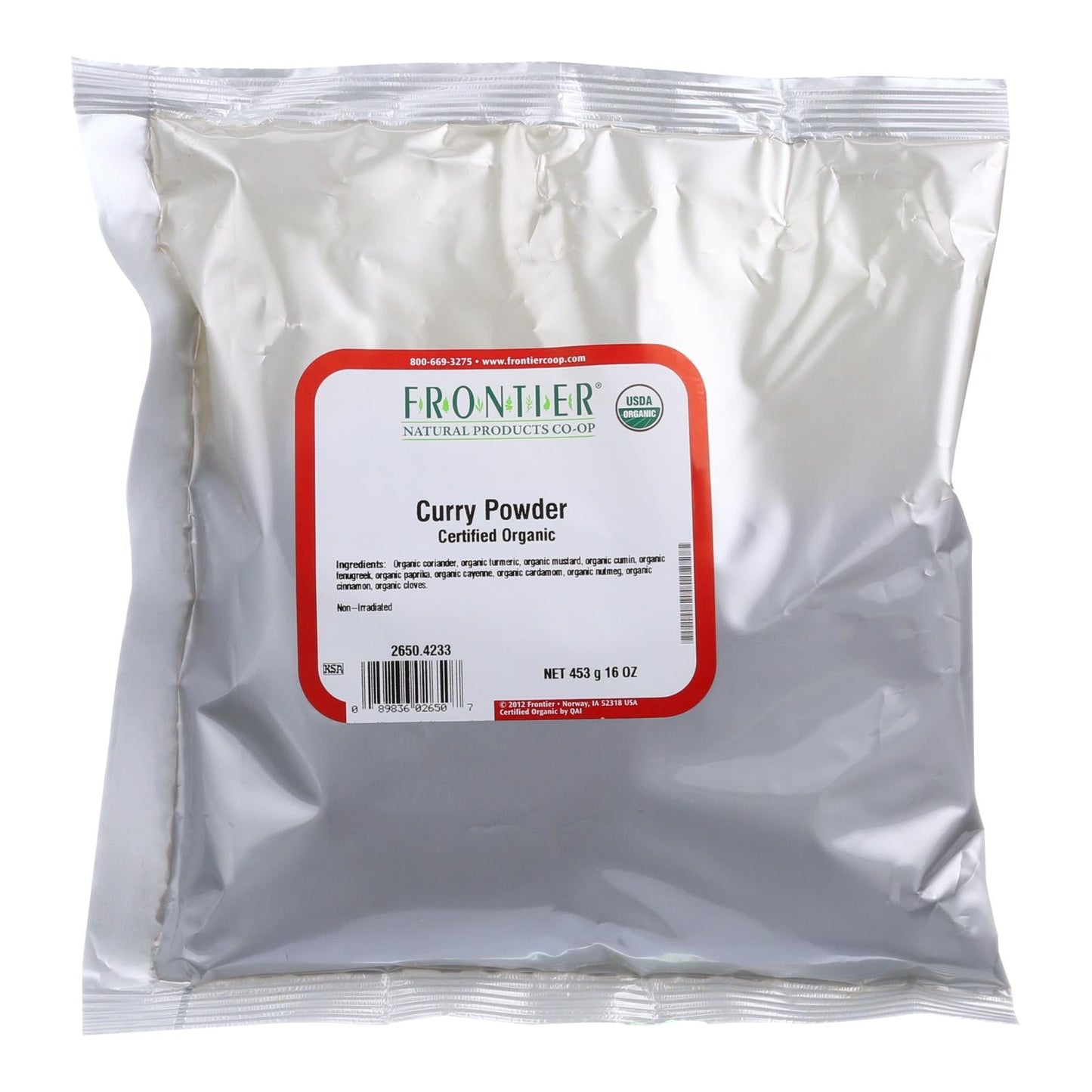 Frontier Herb - Organic  Curry Powder Seasoning Blend (1 lb)