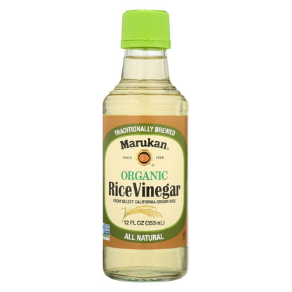 Marukan Organic Rice Vinegar, Case of 6 (12 Fl. Oz. Ea.)