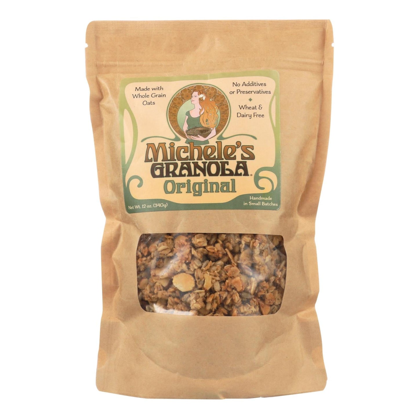 Michele's Granola Original Crunchy Granola Breakfast Cereal (Pack of 6 - 12 Oz. Bag)