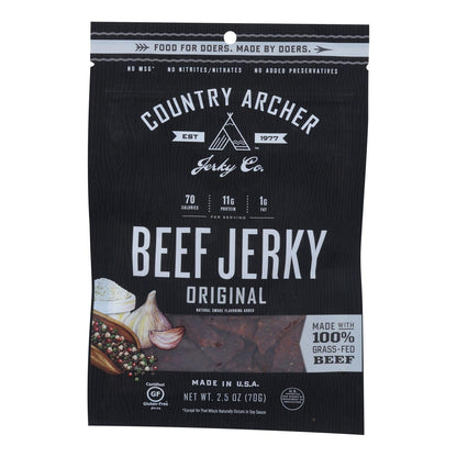 Country Archer Original Beef Jerky, 12 Pack, 2.5 Oz. Each