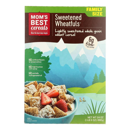 Mom's Best Naturals Wheat-fuls Sweetened - Pack of 12, 24 Oz. each