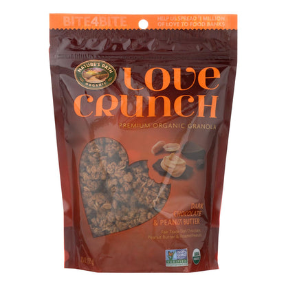 Nature's Path Organic Love Crunch Granola: Indulge in Dark Chocolate & Peanut Butter Bliss (Pack of 6 - 11.5 Oz.)