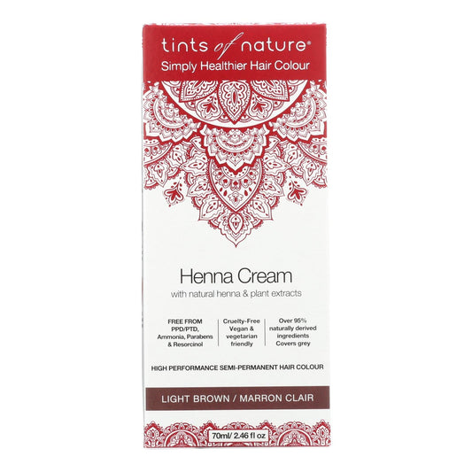 Tints of Nature Light Brown Henna Cream - 2.46 Fl Oz