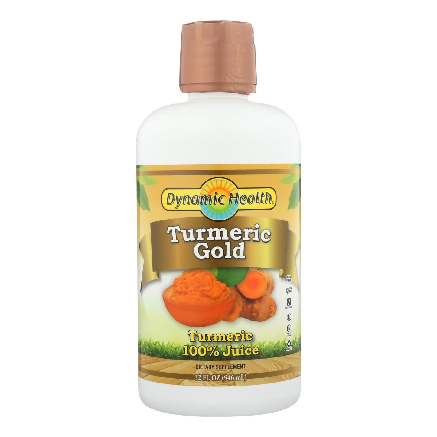Dynamic Health Turmeric Gold Juice, 32 Oz.