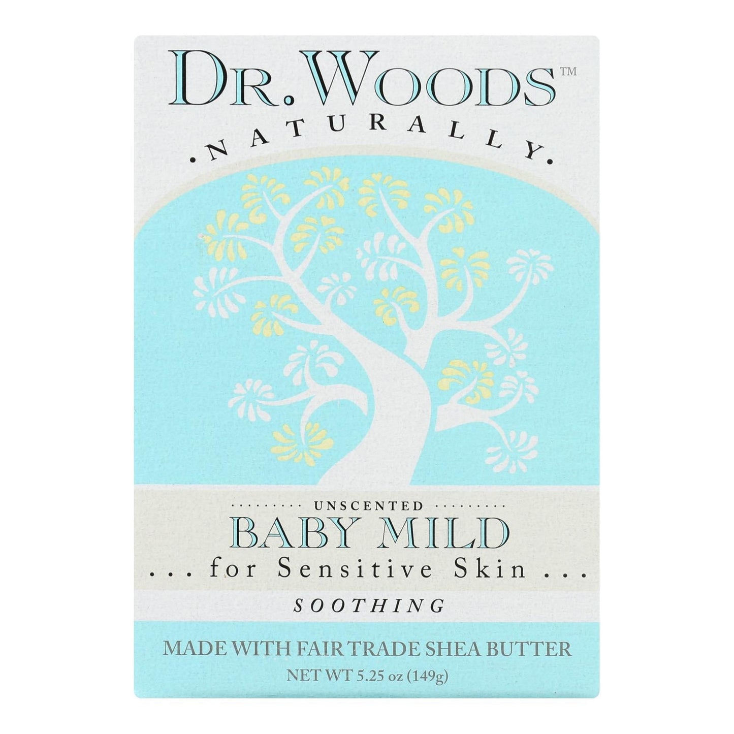 Dr. Woods Baby Mild Unscented Bar Soap (5.25 Oz.)