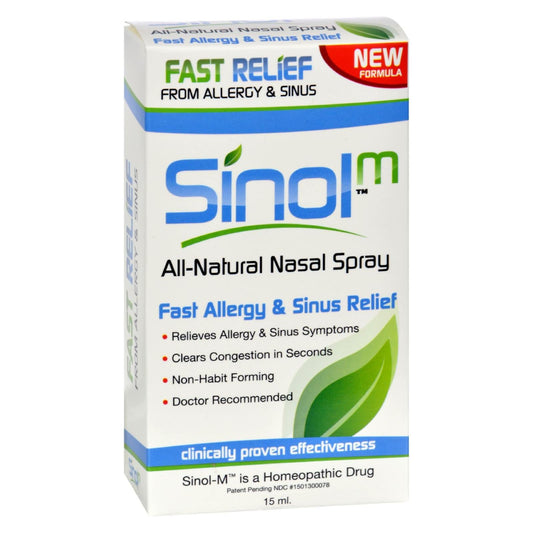 Sinol Homeopathic Allergy and Sinus Relief 15ml Pack