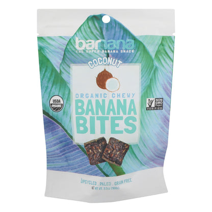 Barnana Organic Coconut Chewy Banana Bites (Pack of 12 - 3.5 Oz.)