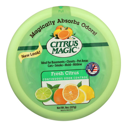 Citrus Magic Odor Eliminating Solid Air Freshener, 6-Pack 8 oz. Canisters