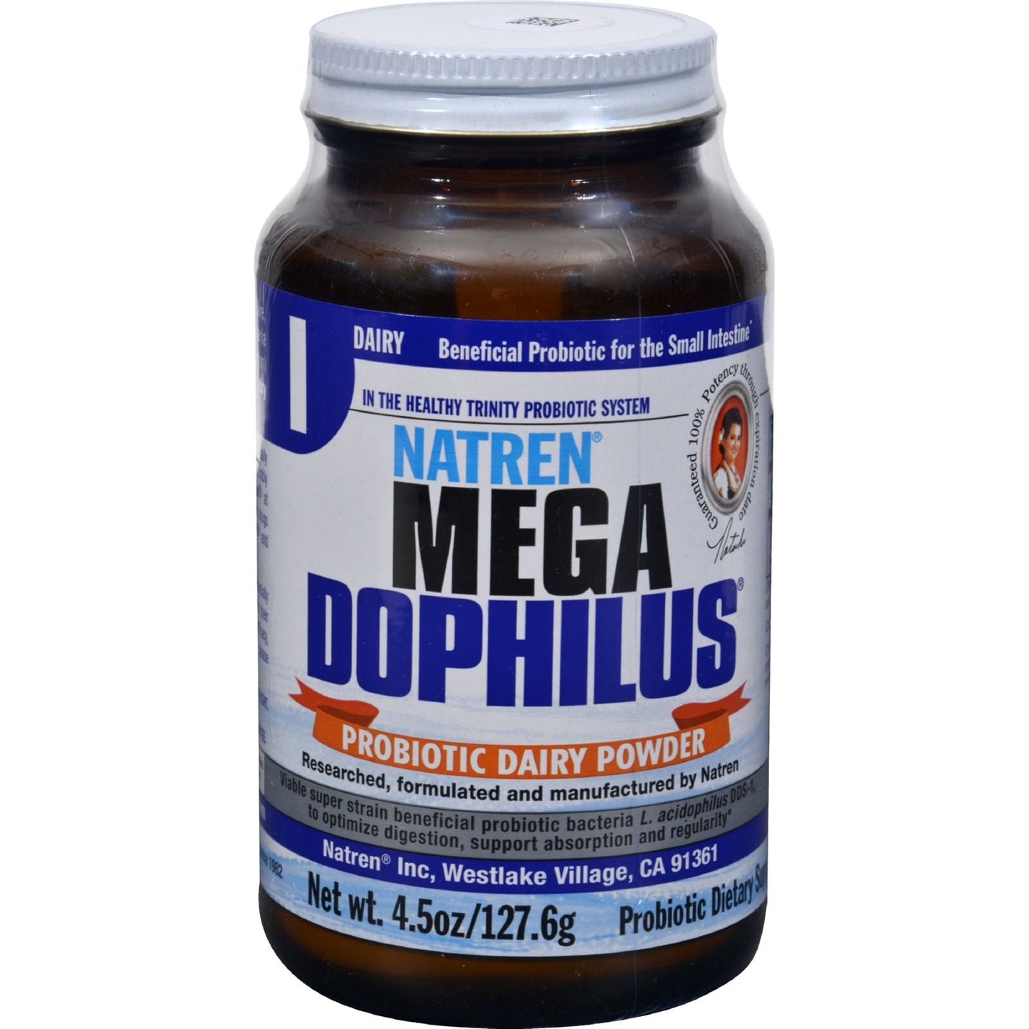 Natren Mega Dophilus Dairy Probiotic, 4.5 Oz