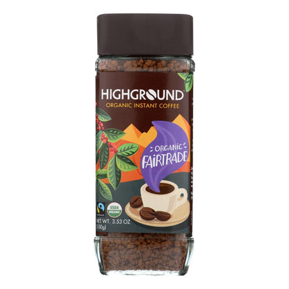 Highground Regular Instant Coffee (Pack of 6 - 3.53 Oz.)