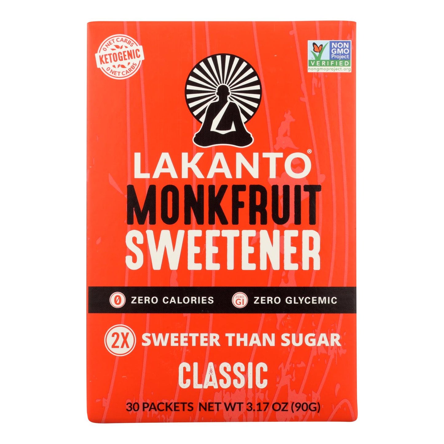 Lakanto Classic Monkfruit Sweetener, 3.17 oz., Pack of 8