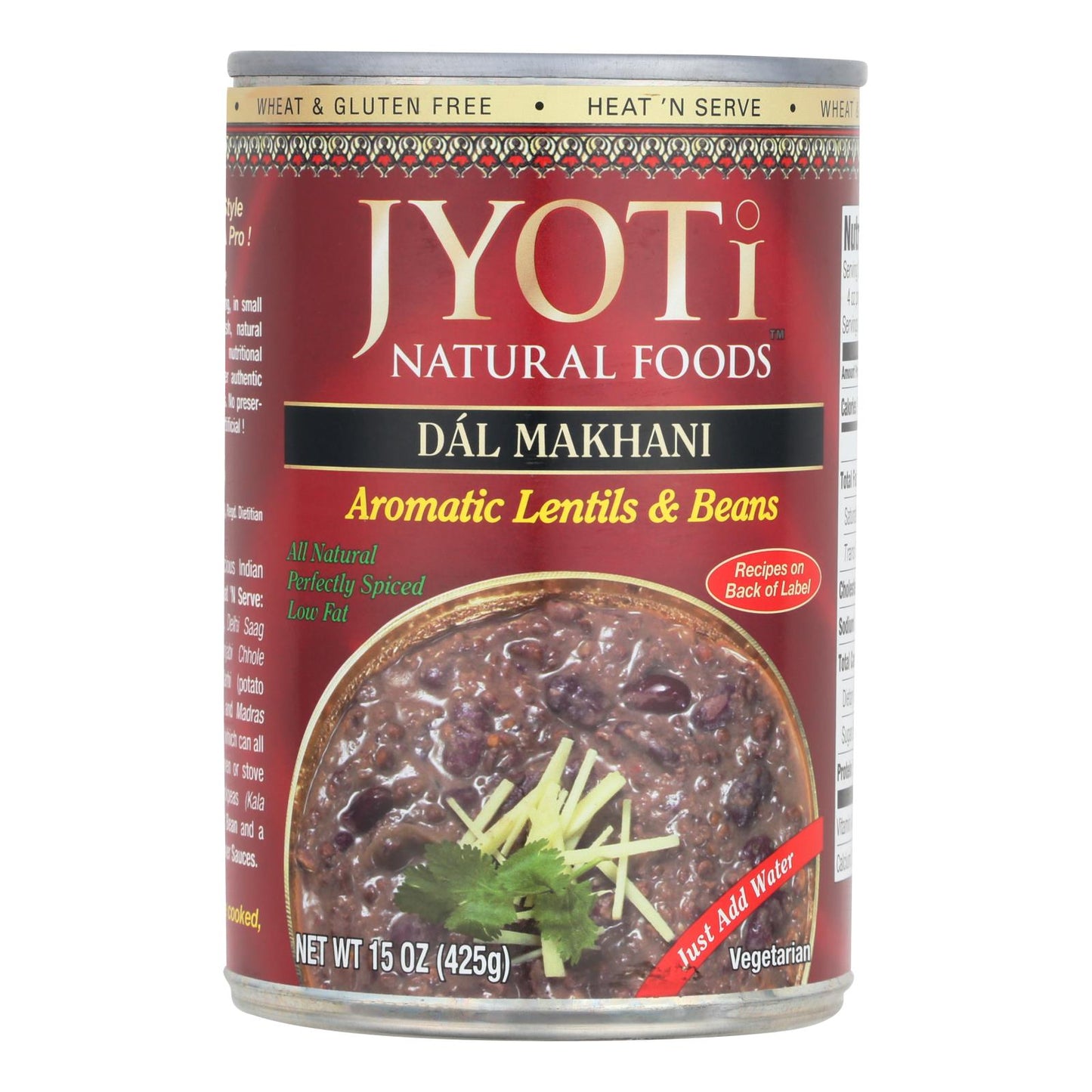 Jyoti Cuisine India Dal Makhani, 12x15 Ounces