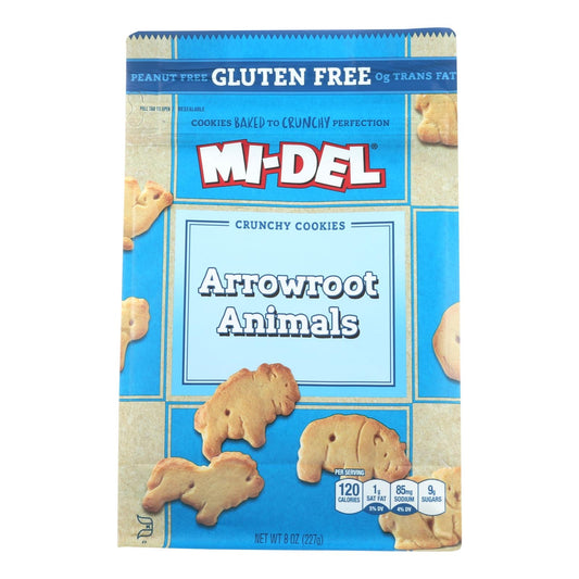 Midel Cookies: Arrowroot Animals, Deliciously Crunchy and Bite-Sized, 8 Oz. (Pack of 8)
