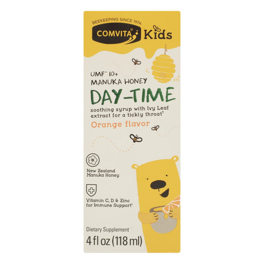 Comvita Kid's Syrup Daytime Orange Manuka Honey - 4 Fl. Oz.