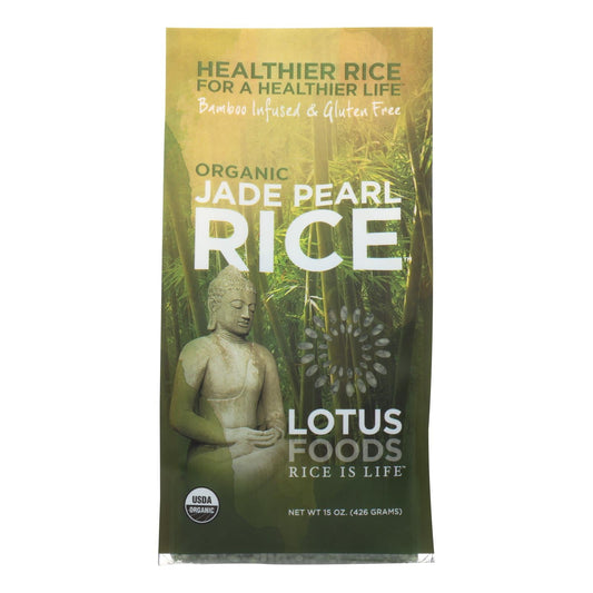 Lotus Foods USDA Organic Jade Pearl Rice, 15 Oz (Pack of 6)