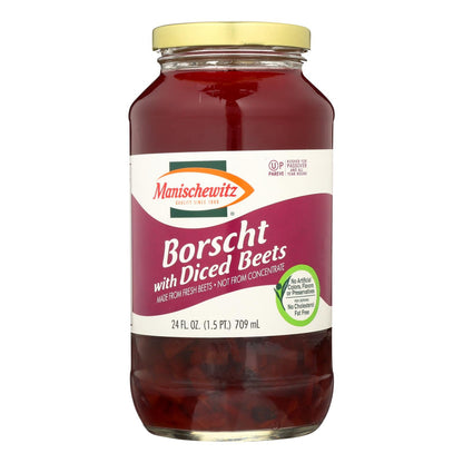 Manischewitz Borscht with Shredded Beets, 24 Oz (Case of 12)