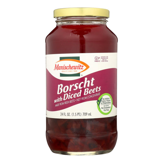 Manischewitz Borscht with Shredded Beets, 24 Oz (Case of 12)