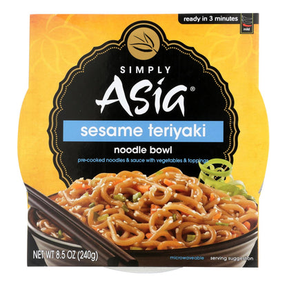 Simply Asia Sesame Teriyaki Noodle Bowl, Pack of 6 - 8.5 oz