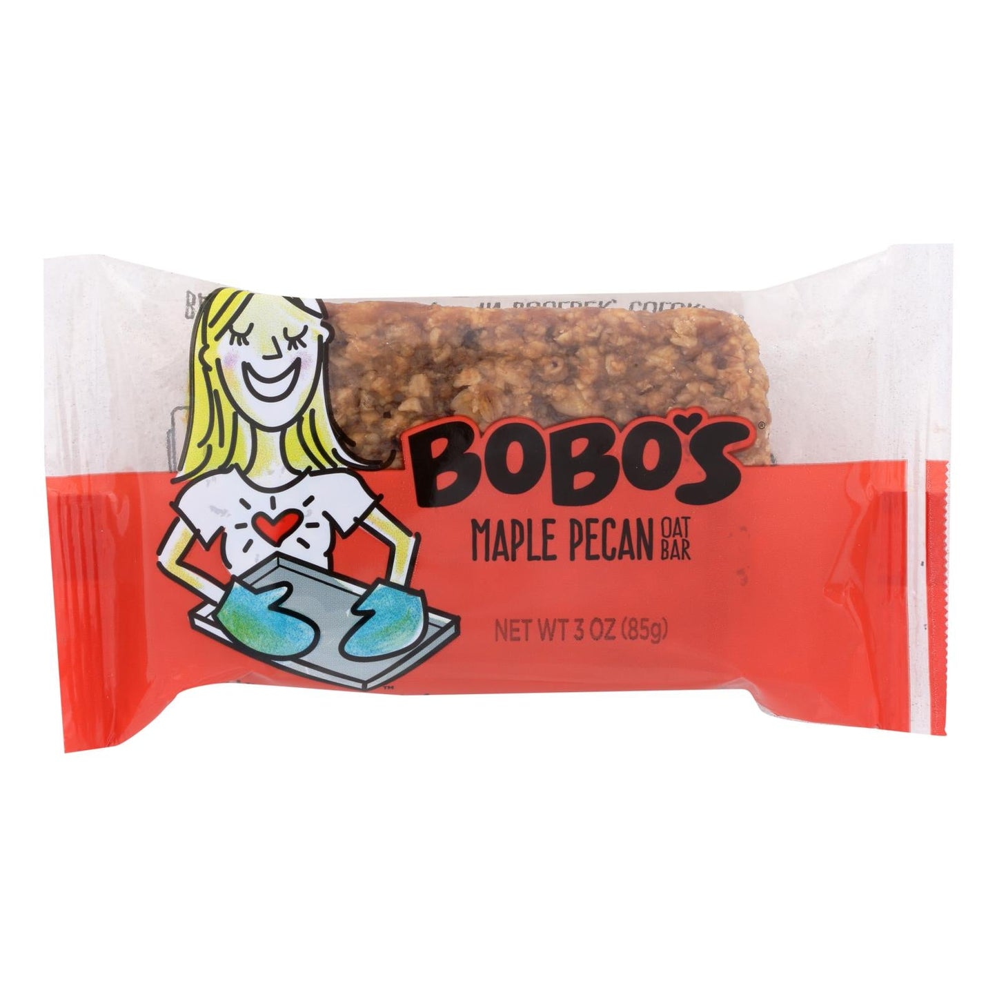 Bobo’s Oat Bars, Gluten-Free Maple Pecan, (Pack of 12 - 3 Oz)